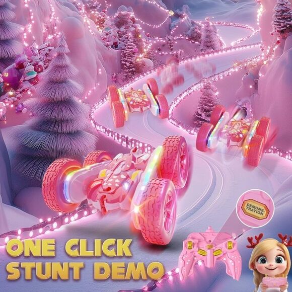 All Terrain RC Stunt Car in pink! Brand new- box has never been opened! 6+ - Picture 11 of 12